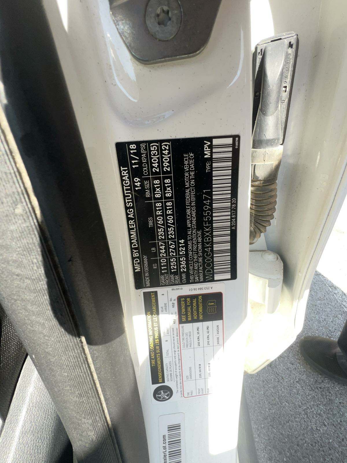 2019 Mercedes-Benz GLC GLC 300 AWD