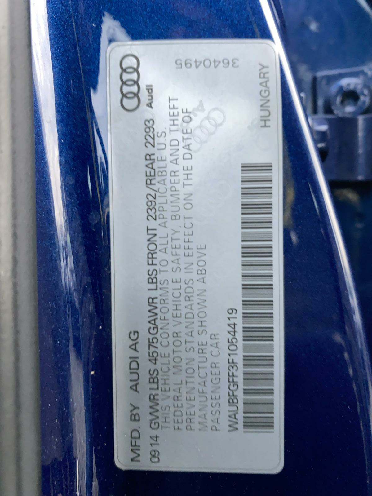 2015 Audi A3 2.0T Premium AWD