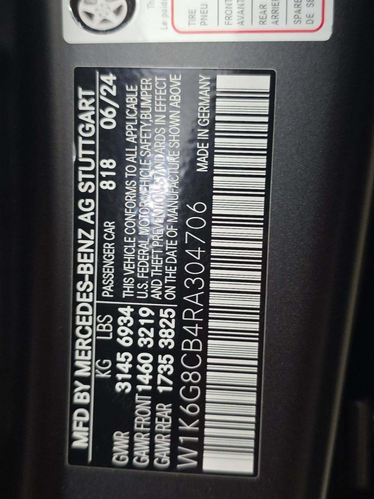 2024 Mercedes-Benz S-Class AMG S 63 E Performance AWD