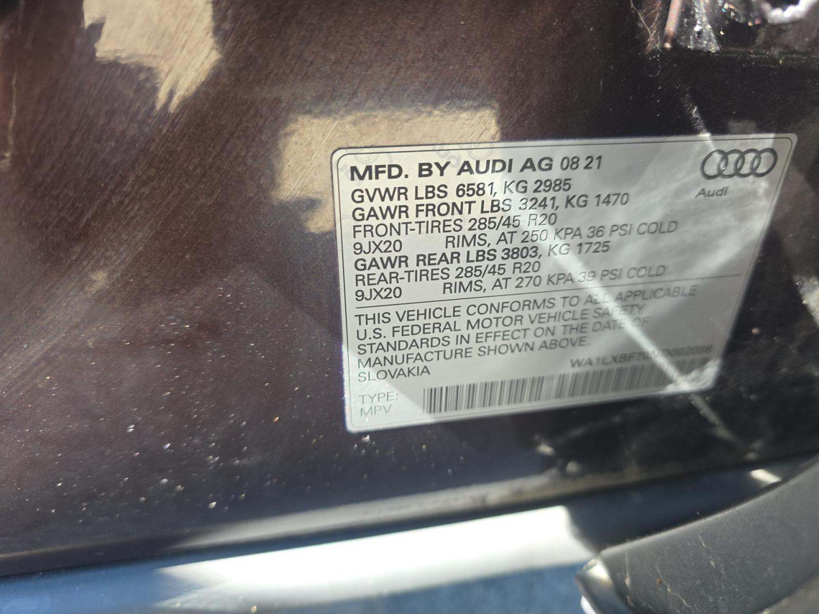 2022 Audi Q7 Premium Plus AWD