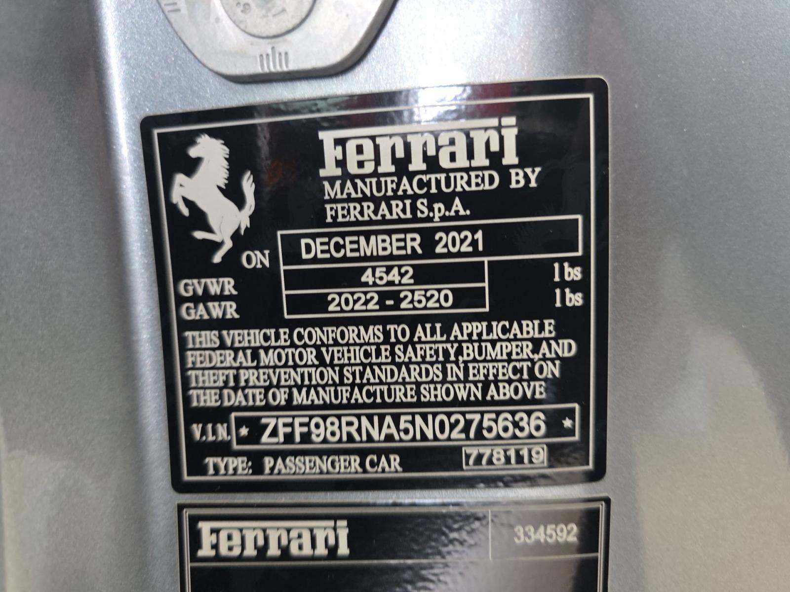 2022 Ferrari Roma Base RWD