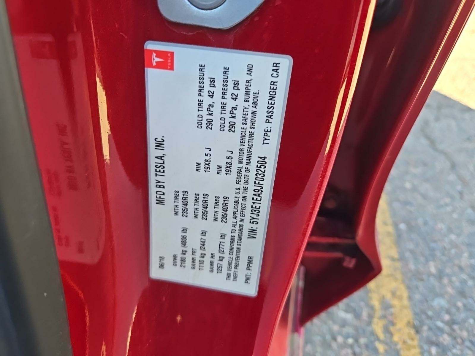 2018 Tesla Model 3 Long Range RWD