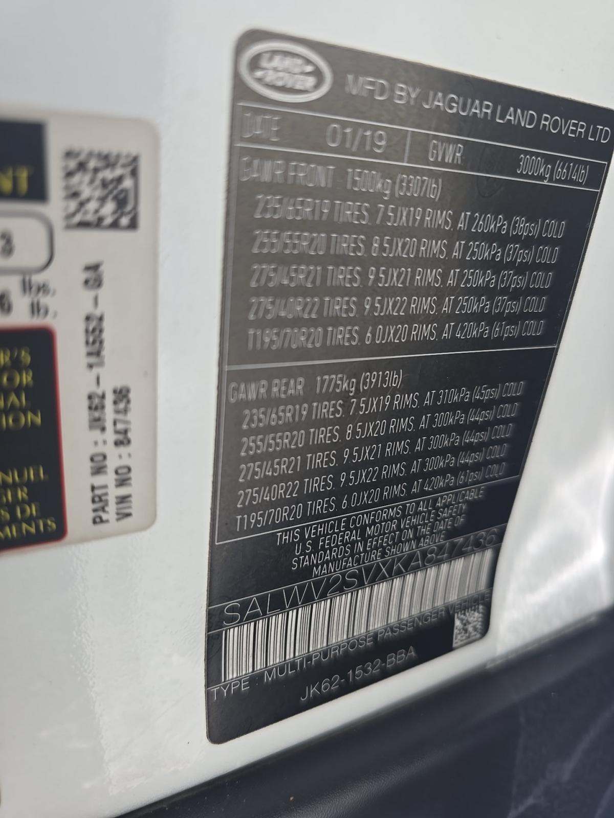 2019 Land Rover Range Rover Sport HSE Dynamic AWD