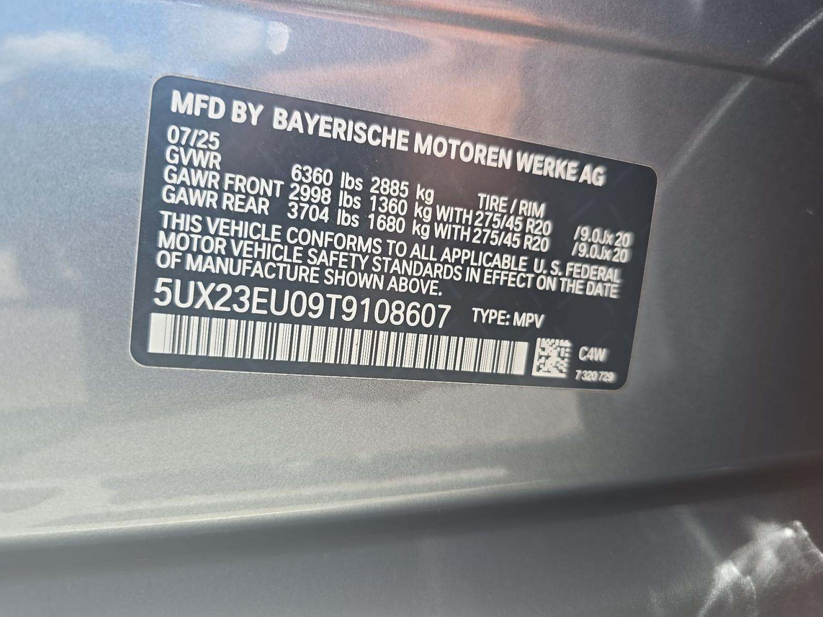 2026 BMW X5 xDrive40i AWD