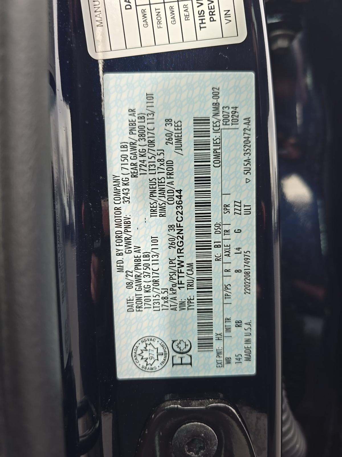 2022 Ford F-150 Raptor AWD