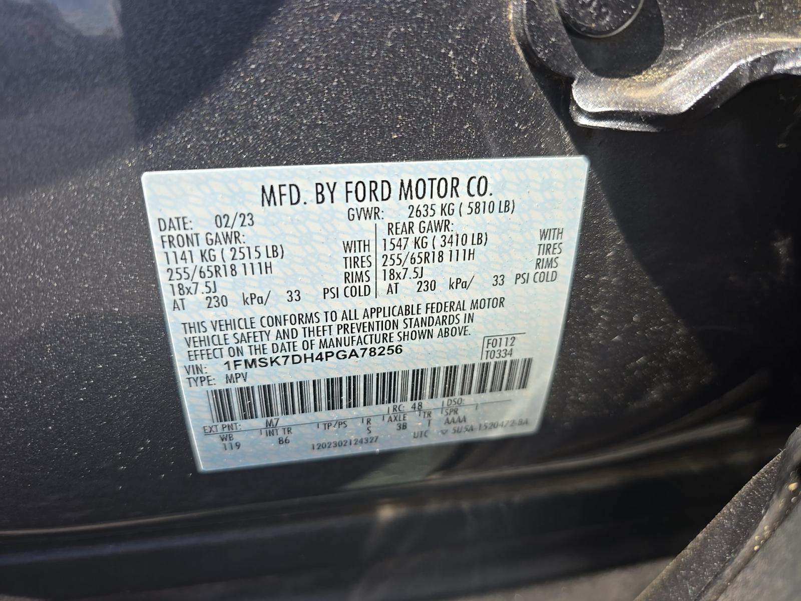 2023 Ford Explorer XLT RWD