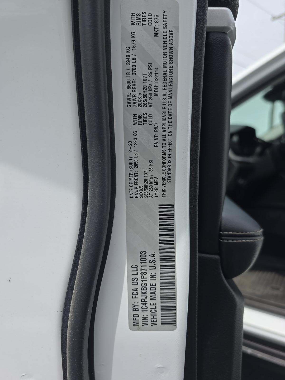 2023 Jeep Grand Cherokee L Limited AWD