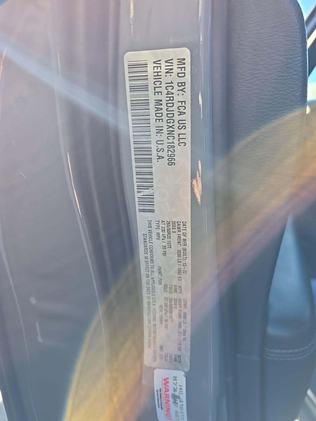 2022 Dodge Durango GT Plus AWD