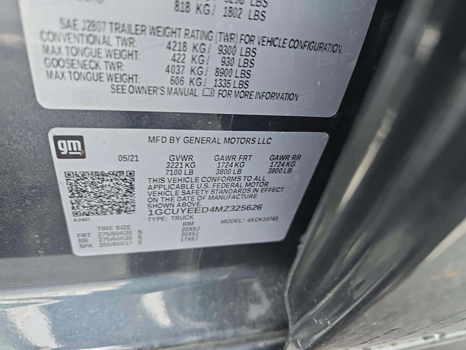 2021 Chevrolet Silverado 1500 RST AWD