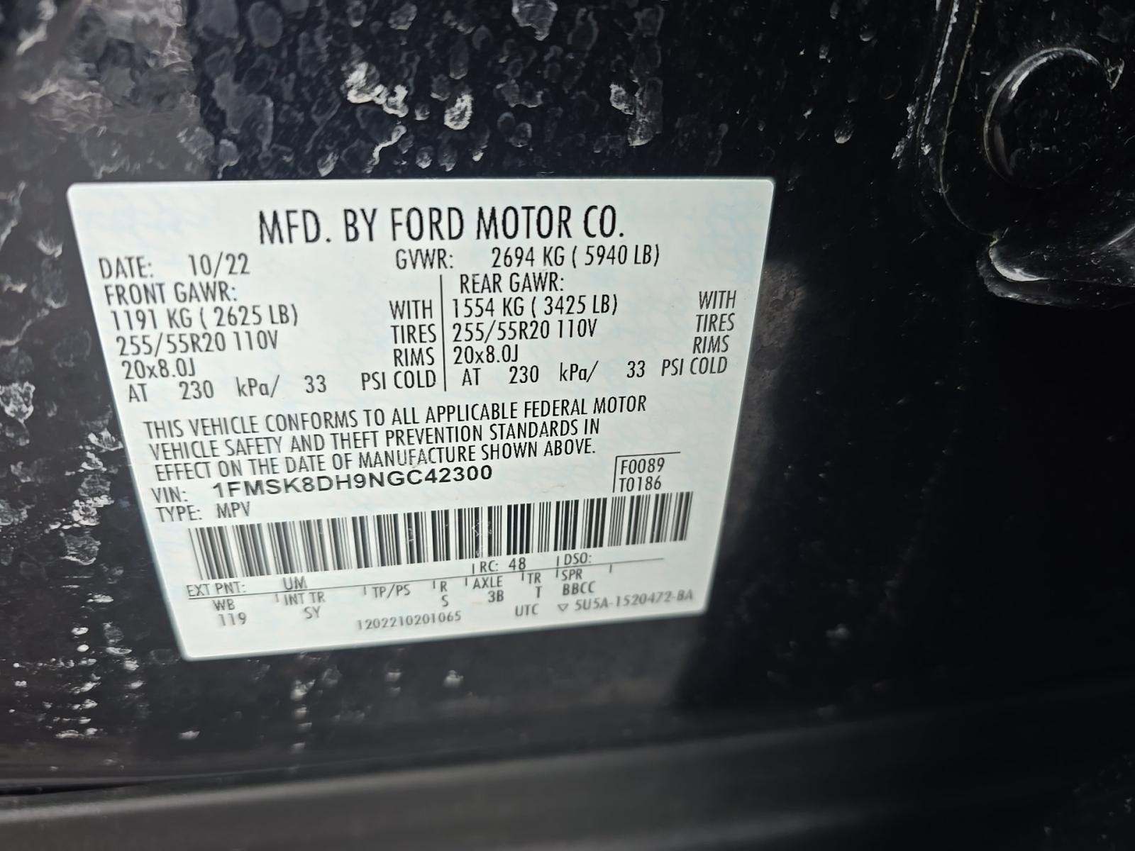 2022 Ford Explorer XLT AWD