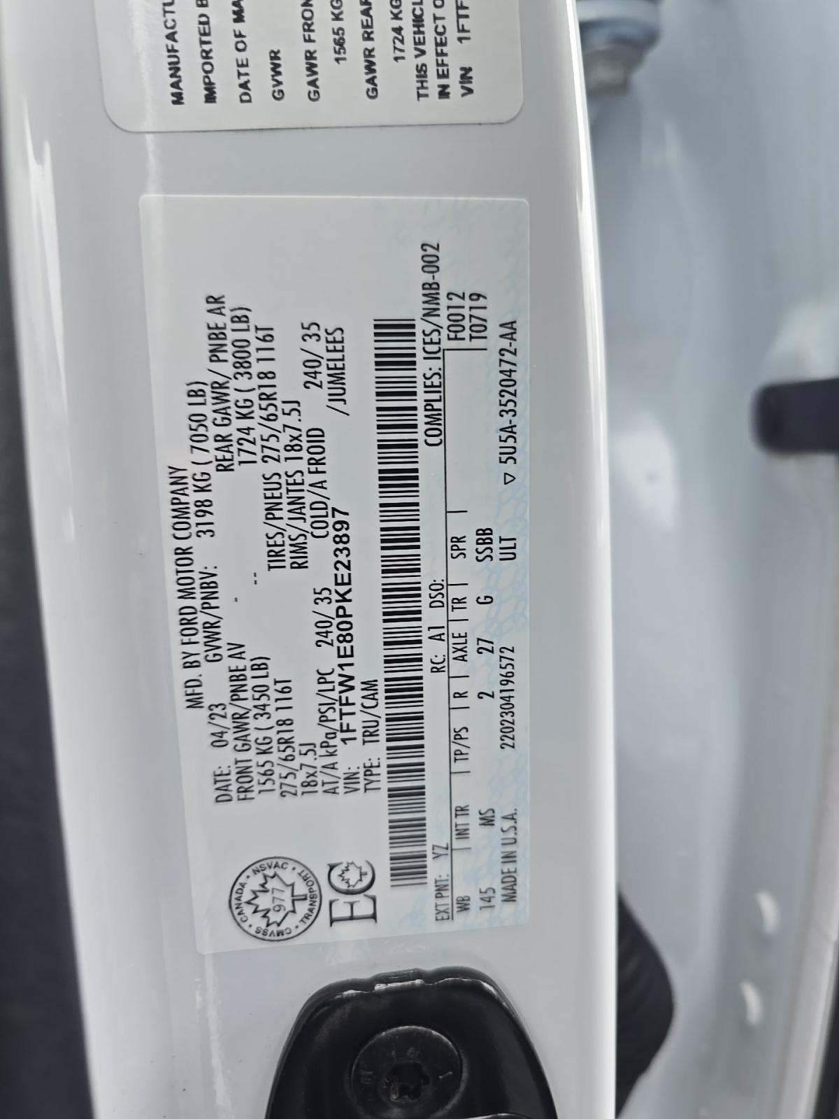 2023 Ford F-150 XLT AWD