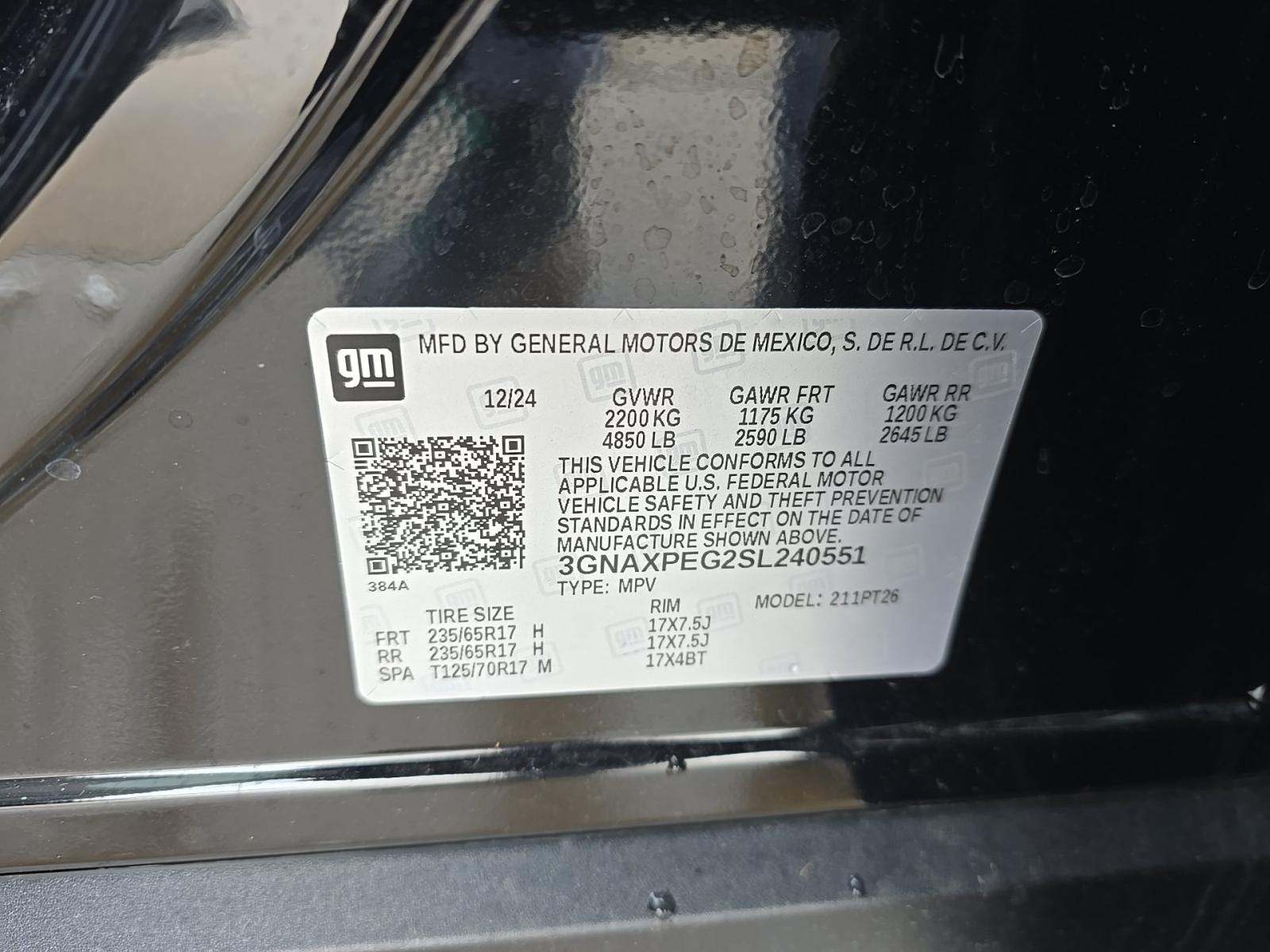 2025 Chevrolet Equinox LT AWD