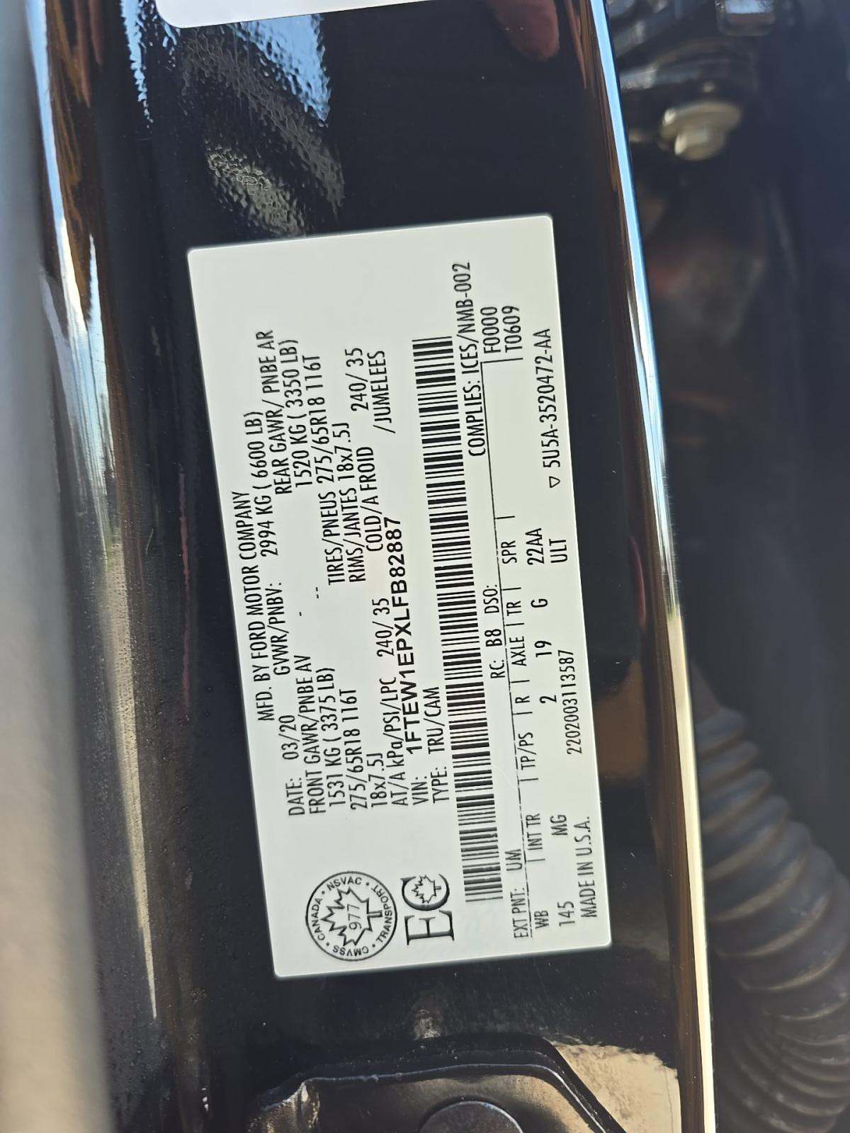 2020 Ford F-150 XLT AWD