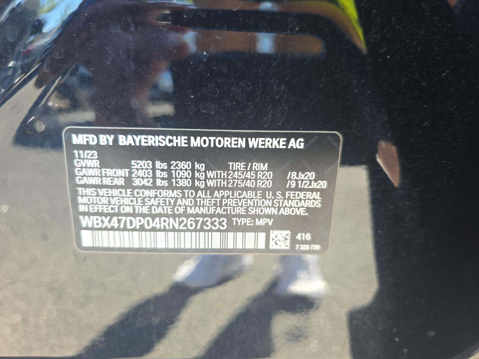 2024 BMW X3 sDrive30i RWD
