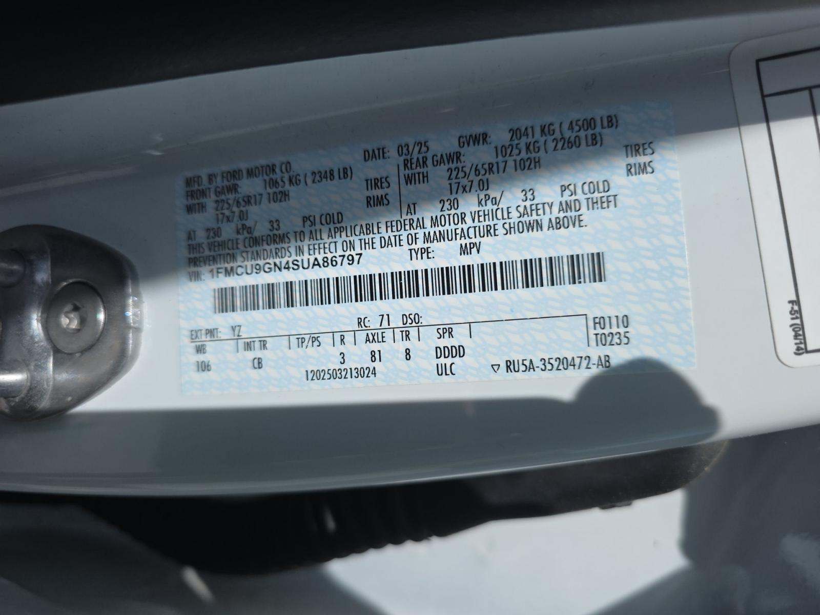 2025 Ford Escape Active AWD
