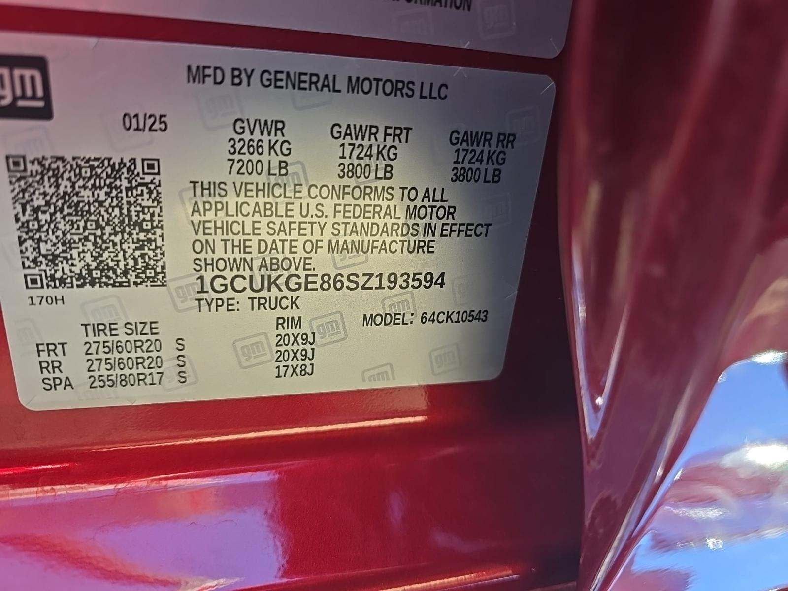 2025 Chevrolet Silverado 1500 LTZ AWD