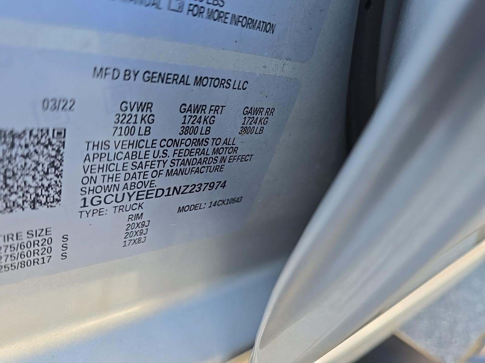 2022 Chevrolet Silverado 1500 RST AWD