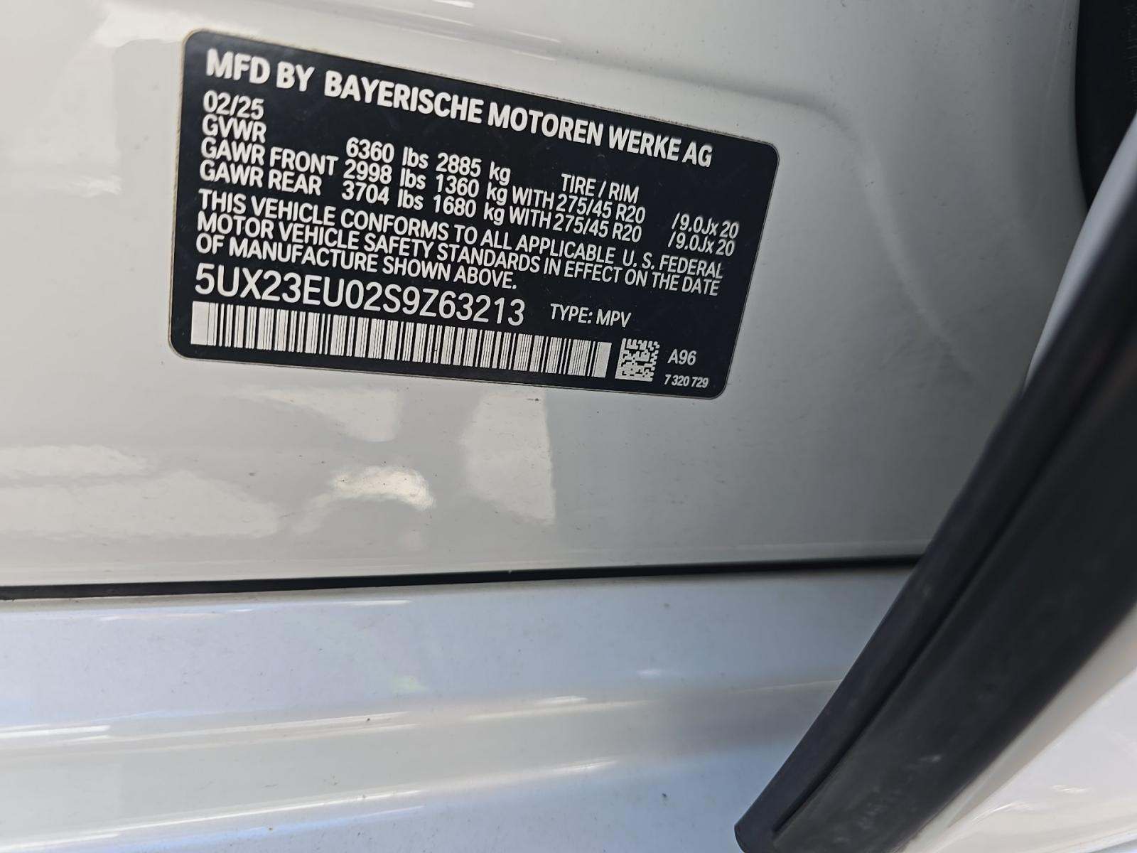 2025 BMW X5 xDrive40i AWD