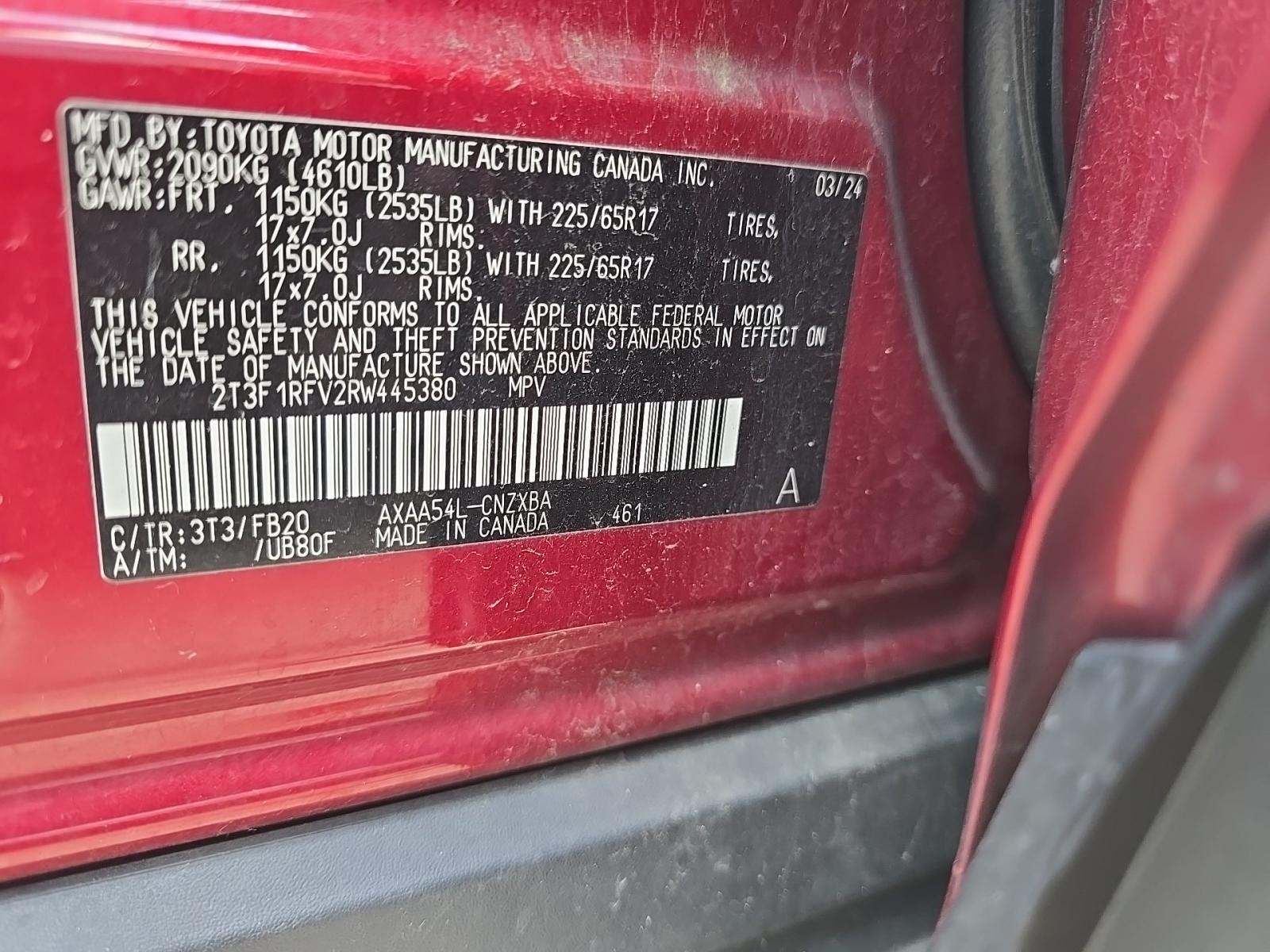 2024 Toyota RAV4 LE AWD