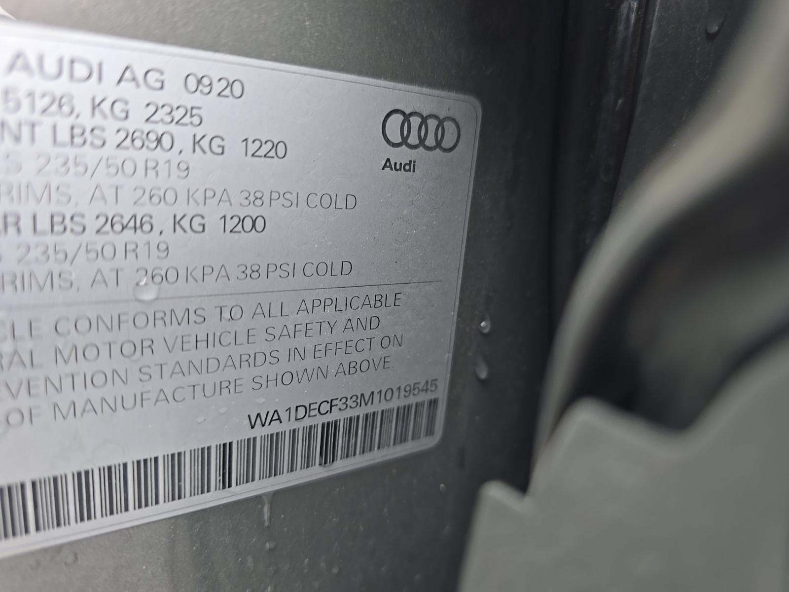 2021 Audi Q3 2.0T S line Premium AWD