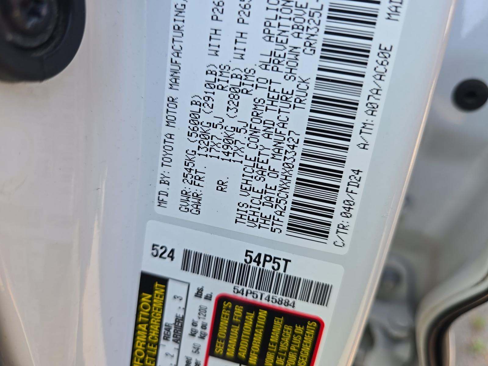 2017 Toyota Tacoma TRD Sport RWD