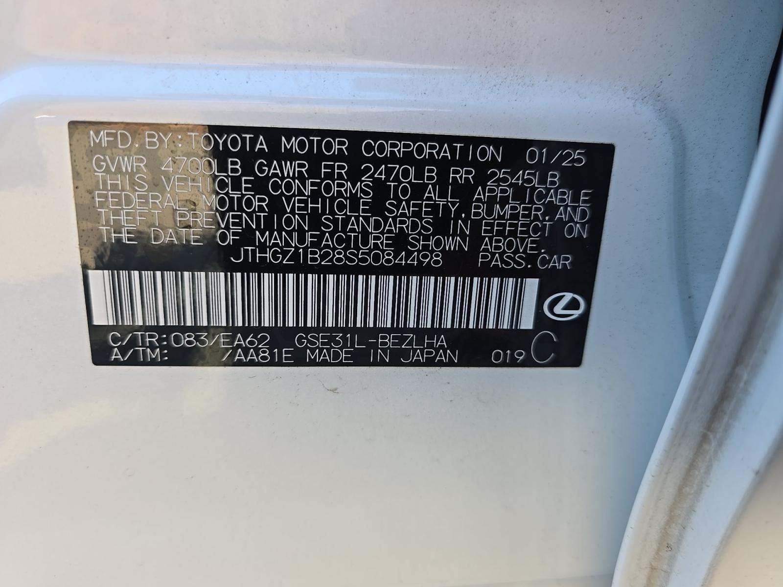 2025 Lexus IS IS 350 F SPORT RWD