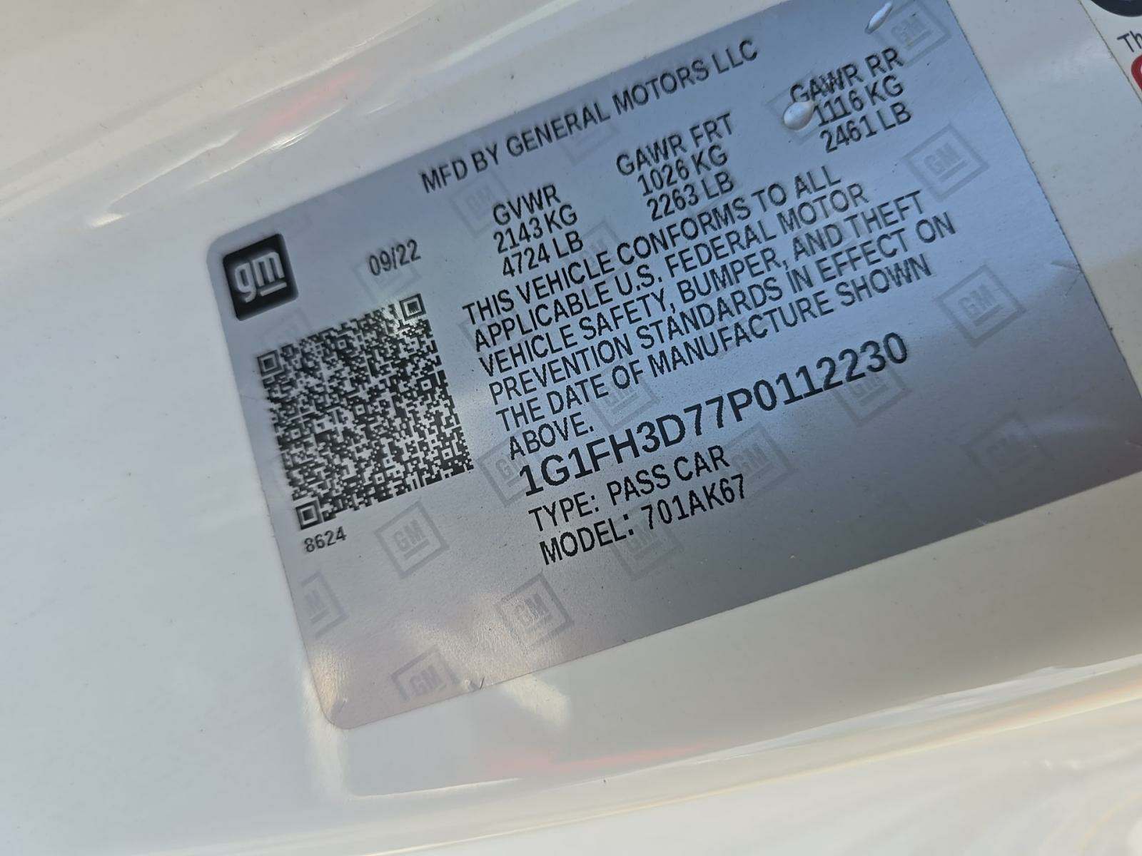 2023 Chevrolet Camaro 2SS RWD