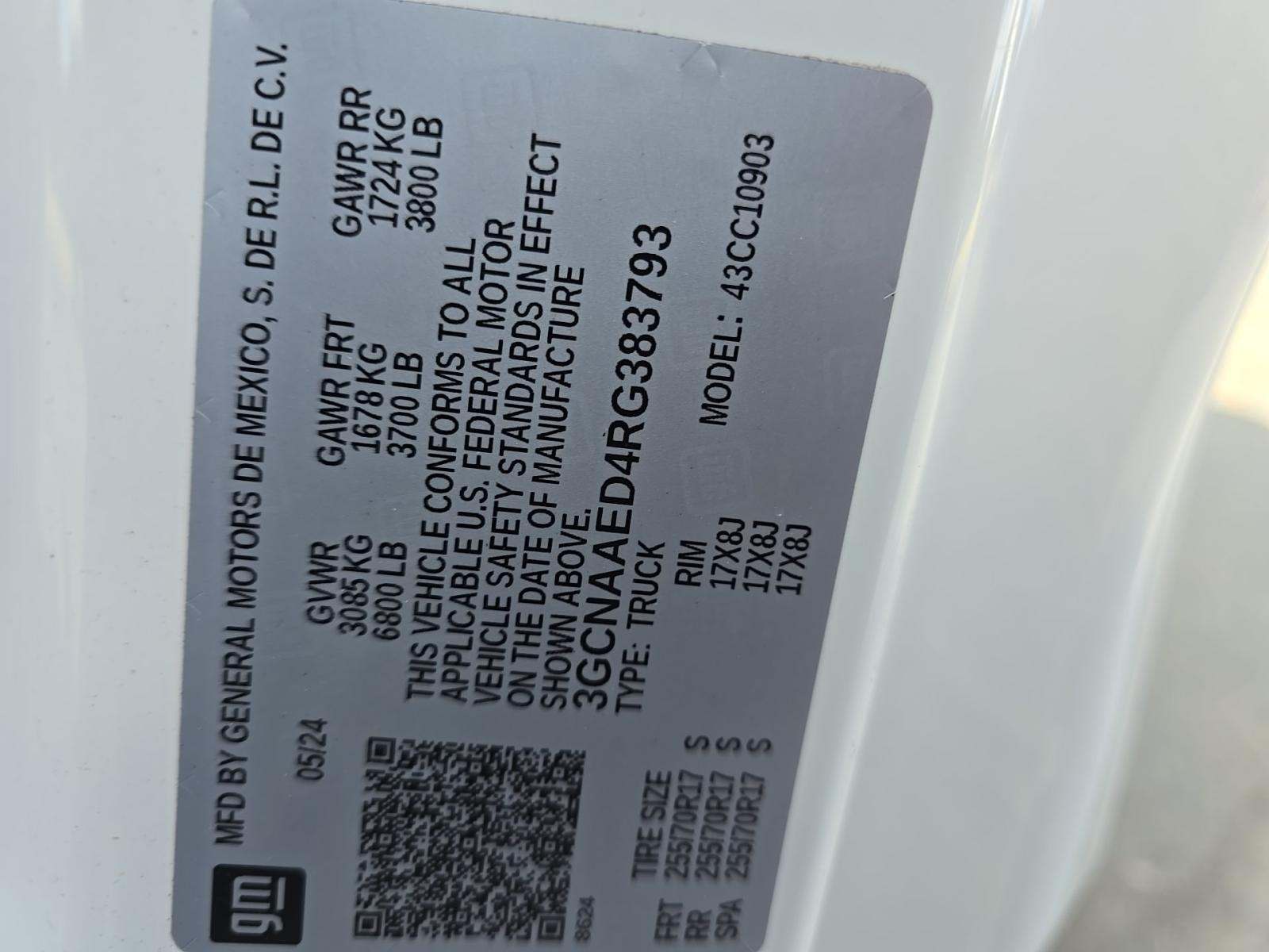 2024 Chevrolet Silverado 1500 Work Truck RWD