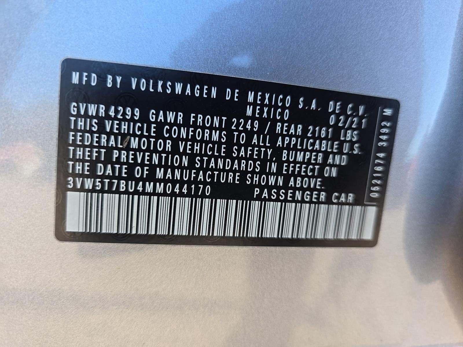 2021 Volkswagen Jetta 2.0T GLI Autobahn FWD