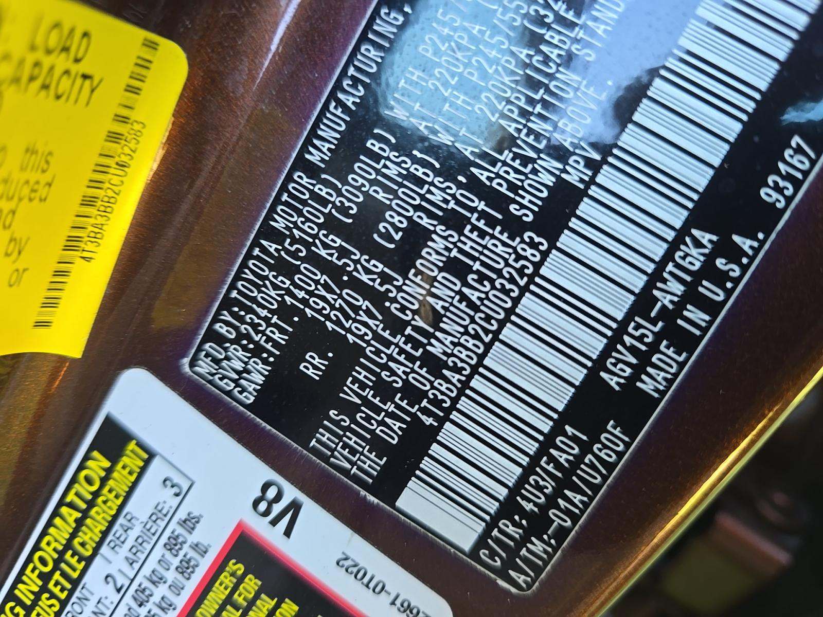 2012 Toyota Venza LE AWD