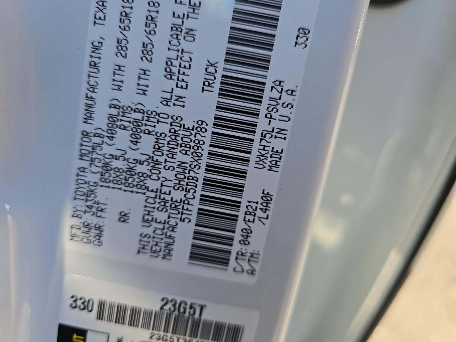 2025 Toyota Tundra Hybrid TRD Pro AWD