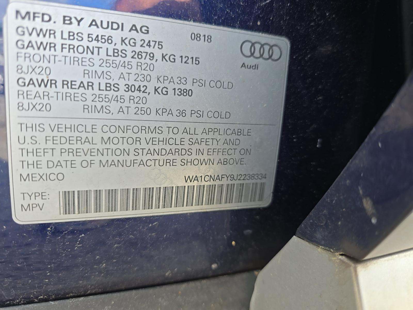 2018 Audi Q5 Prestige AWD