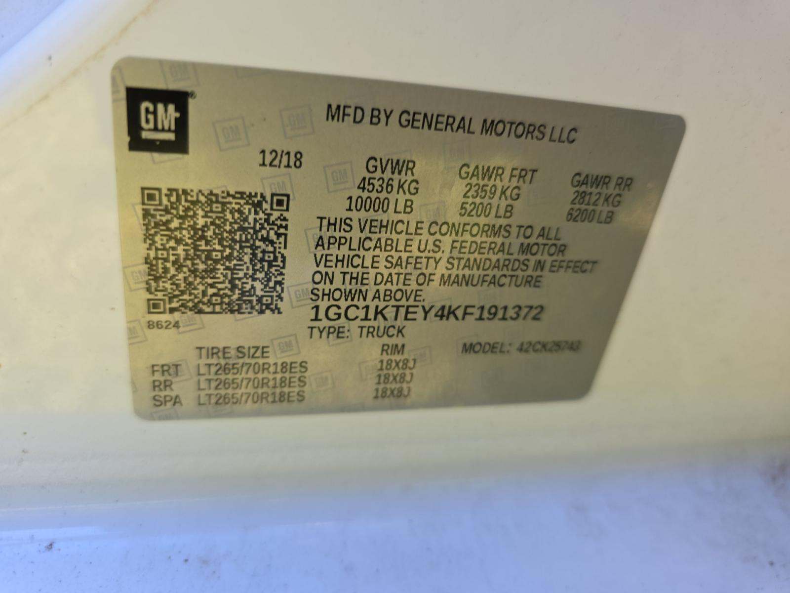 2019 Chevrolet Silverado 2500HD LTZ AWD