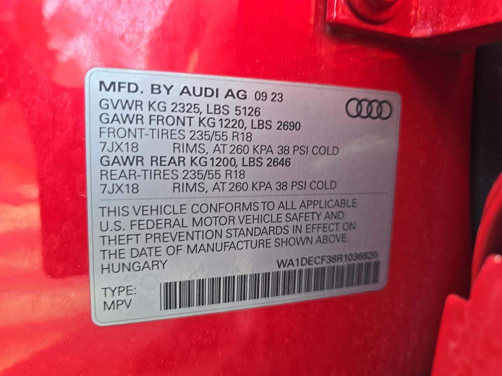 2024 Audi Q3 S line Premium AWD