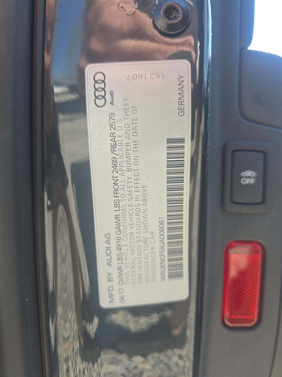 2018 Audi A5 Premium Plus AWD
