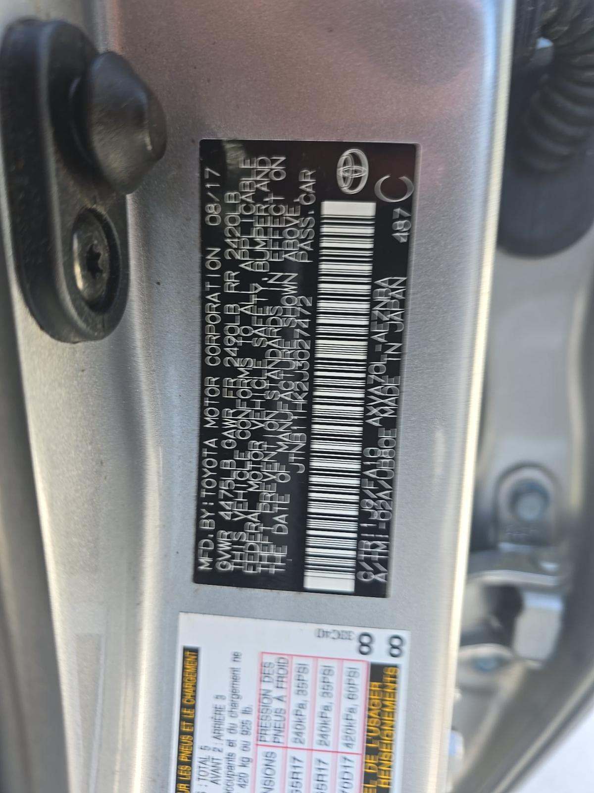 2018 Toyota Camry LE FWD