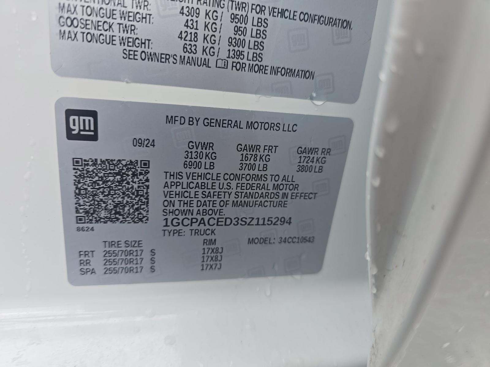 2025 Chevrolet Silverado 1500 LT RWD