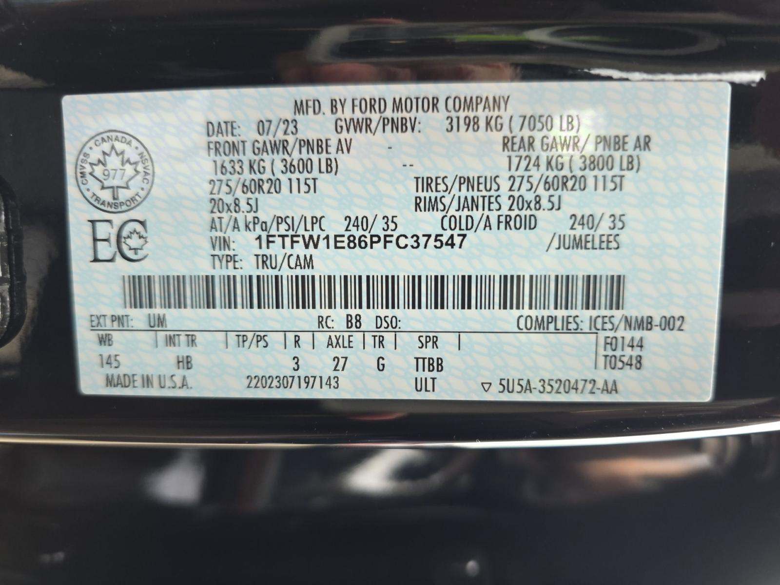 2023 Ford F-150 Lariat AWD