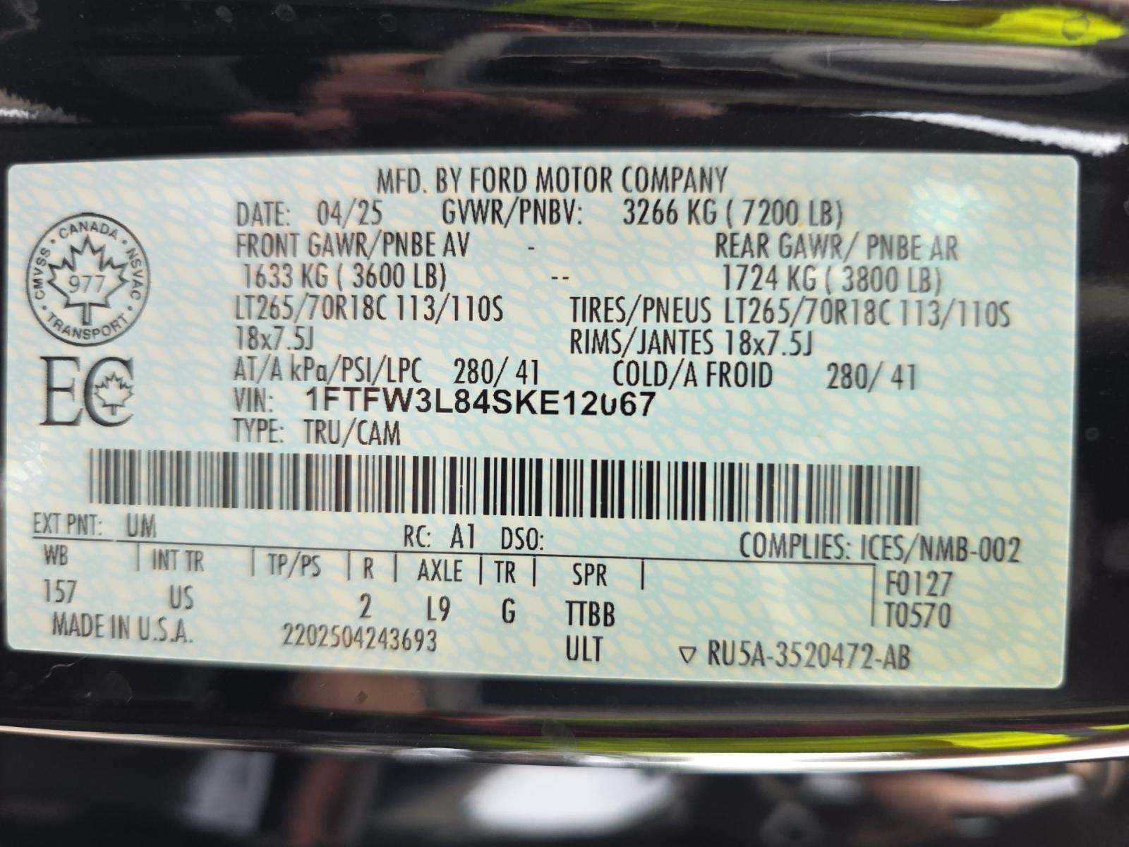 2025 Ford F-150 XLT AWD