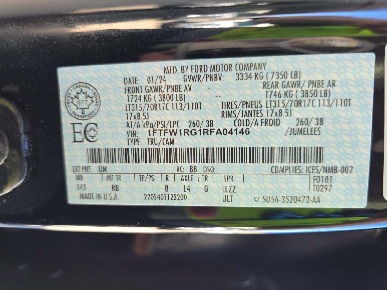 2024 Ford F-150 Raptor AWD