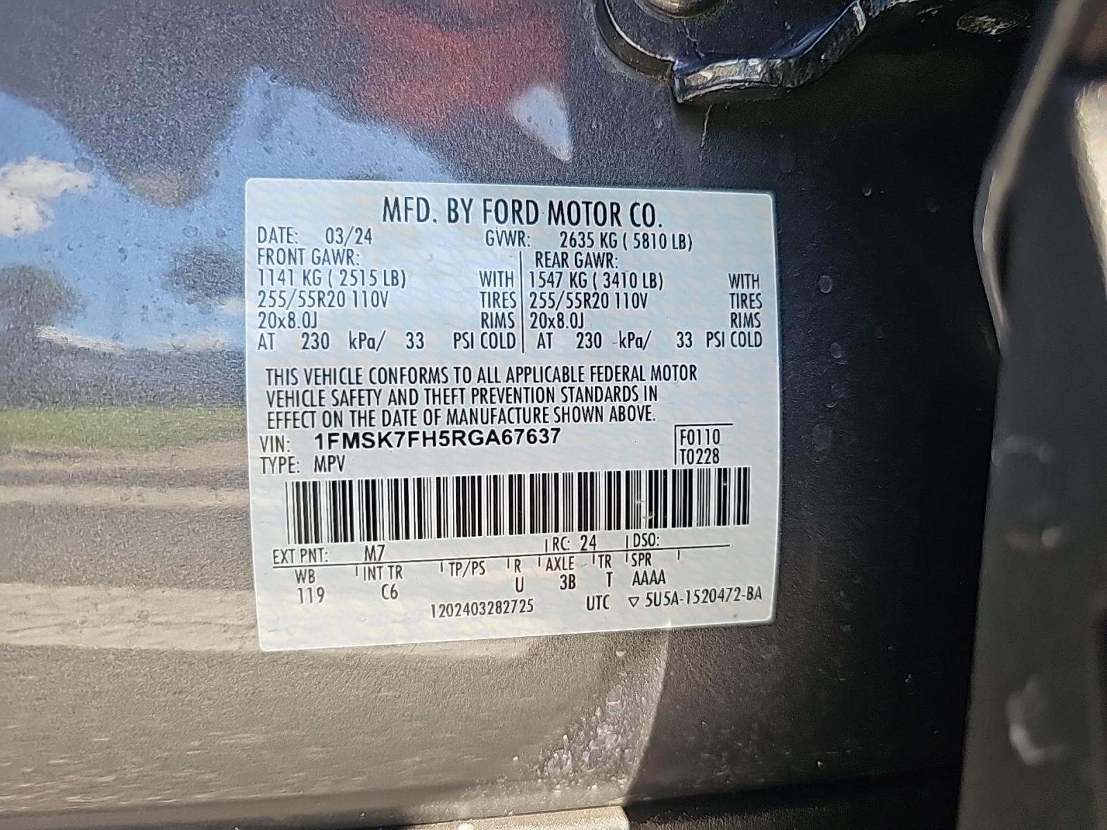 2024 Ford Explorer Limited RWD