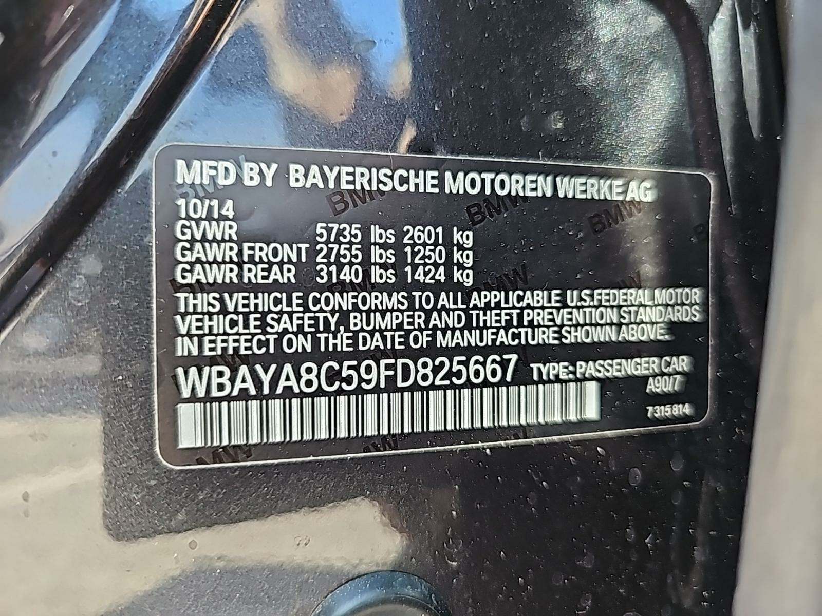 2015 BMW 7 Series 750i RWD