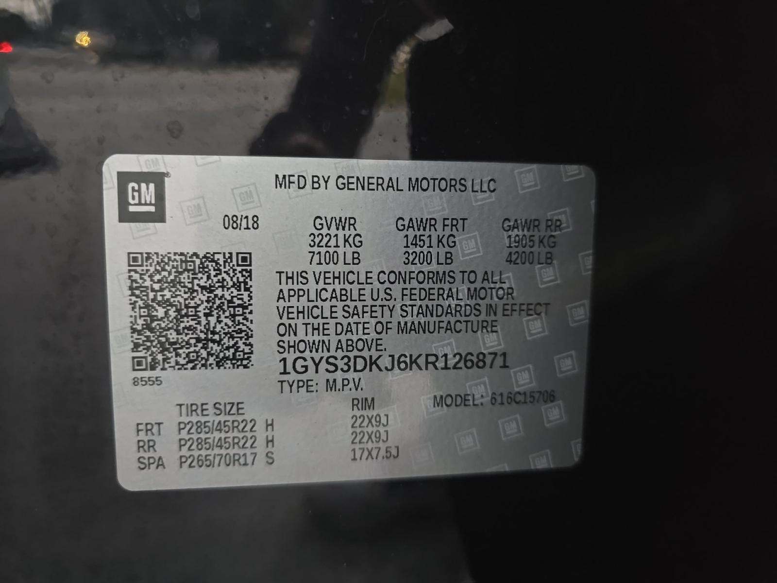 2019 Cadillac Escalade Platinum RWD