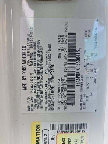 2015 Ford Mustang GT 50 Years Limited Edition RWD