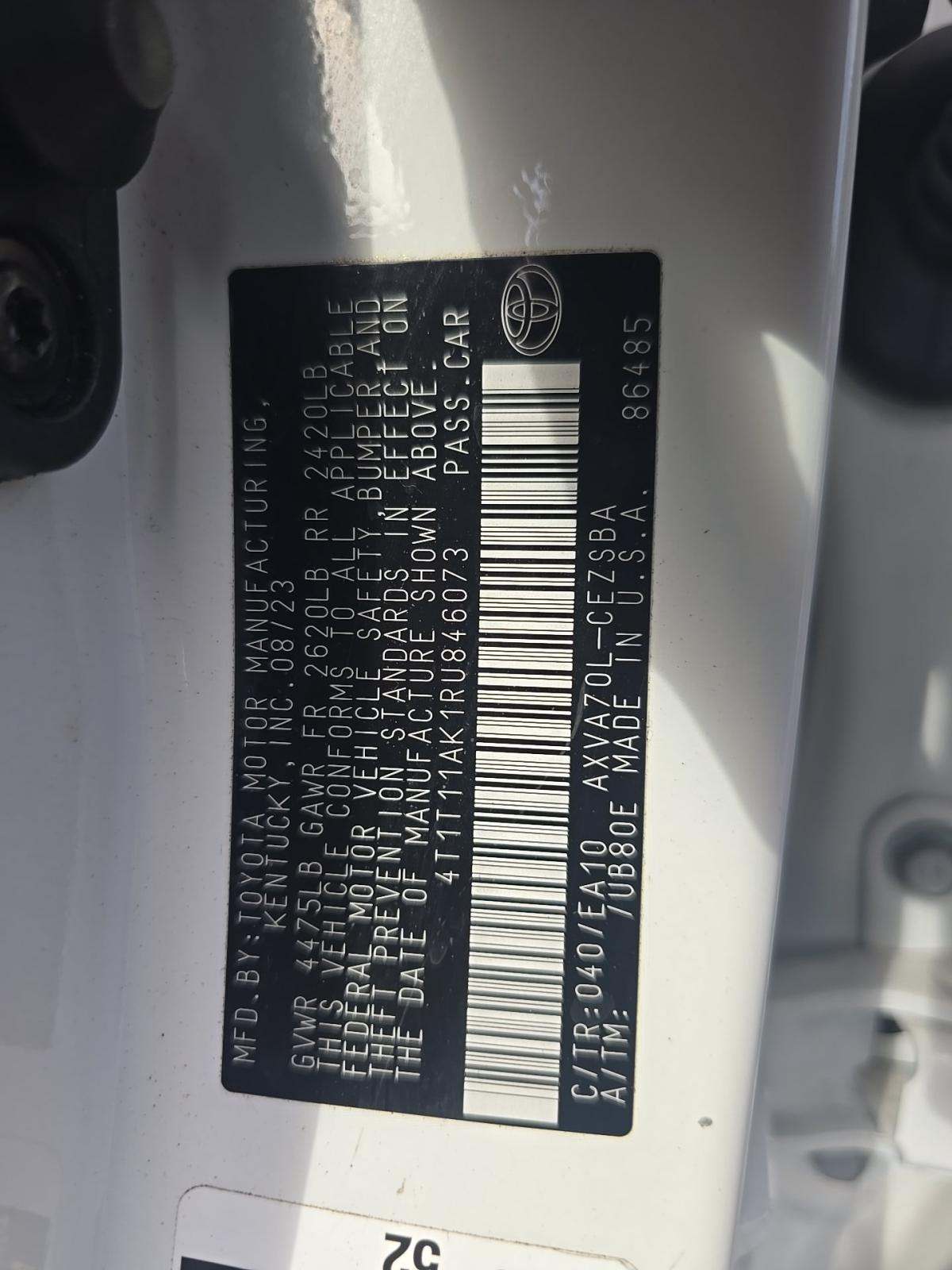 2024 Toyota Camry SE FWD