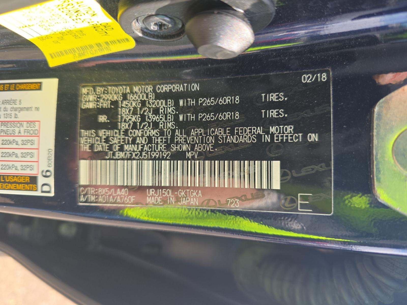 2018 Lexus GX GX 460 Premium AWD