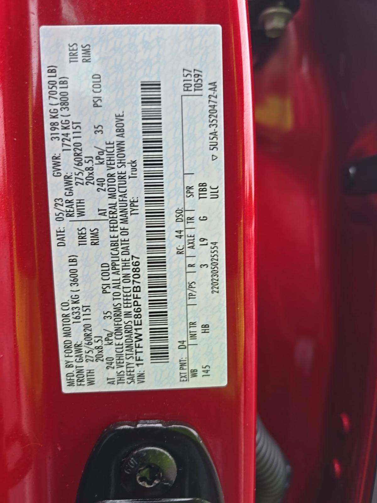 2023 Ford F-150 Lariat AWD