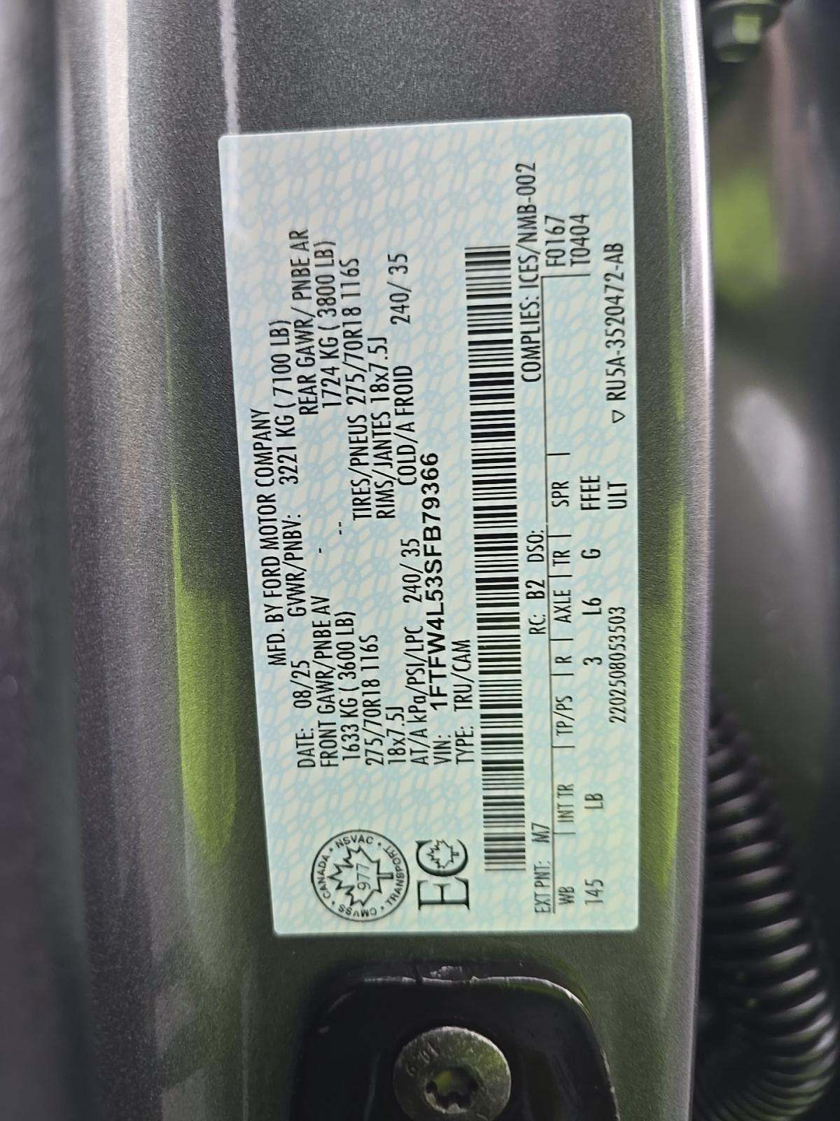 2025 Ford F-150 Tremor AWD