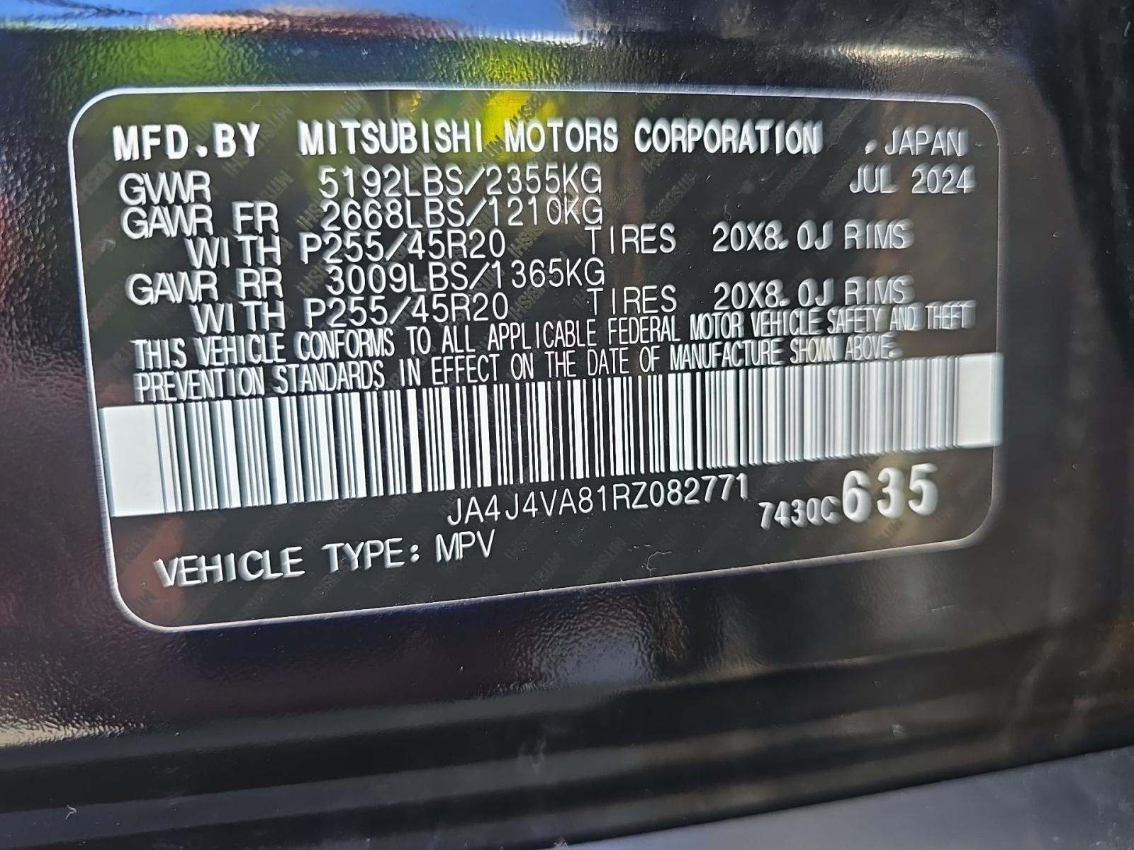 2024 Mitsubishi Outlander SE AWD