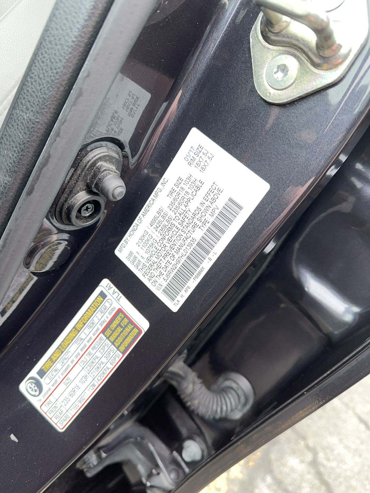 2017 Honda CR-V Touring AWD